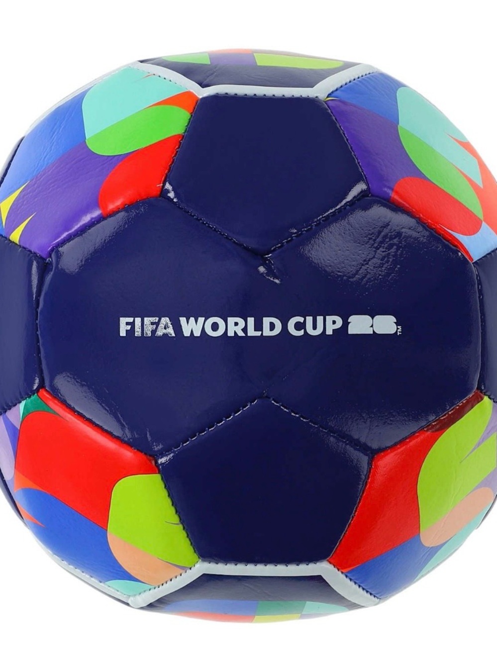 FIFA World Cup Kids Soccer Ball – Navy with Multicolor Accents